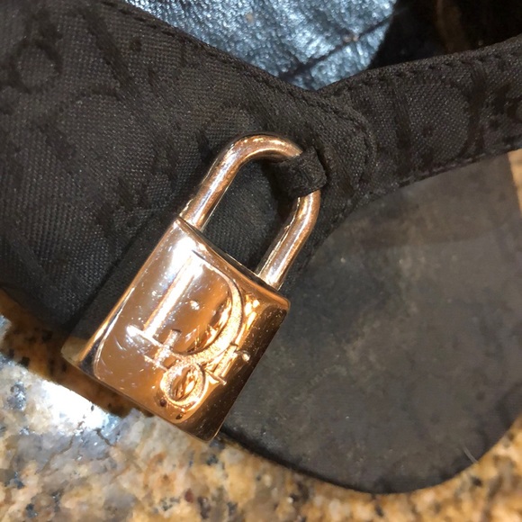 Christian Dior lock and key mule slide sandal - Picture 6 of 8